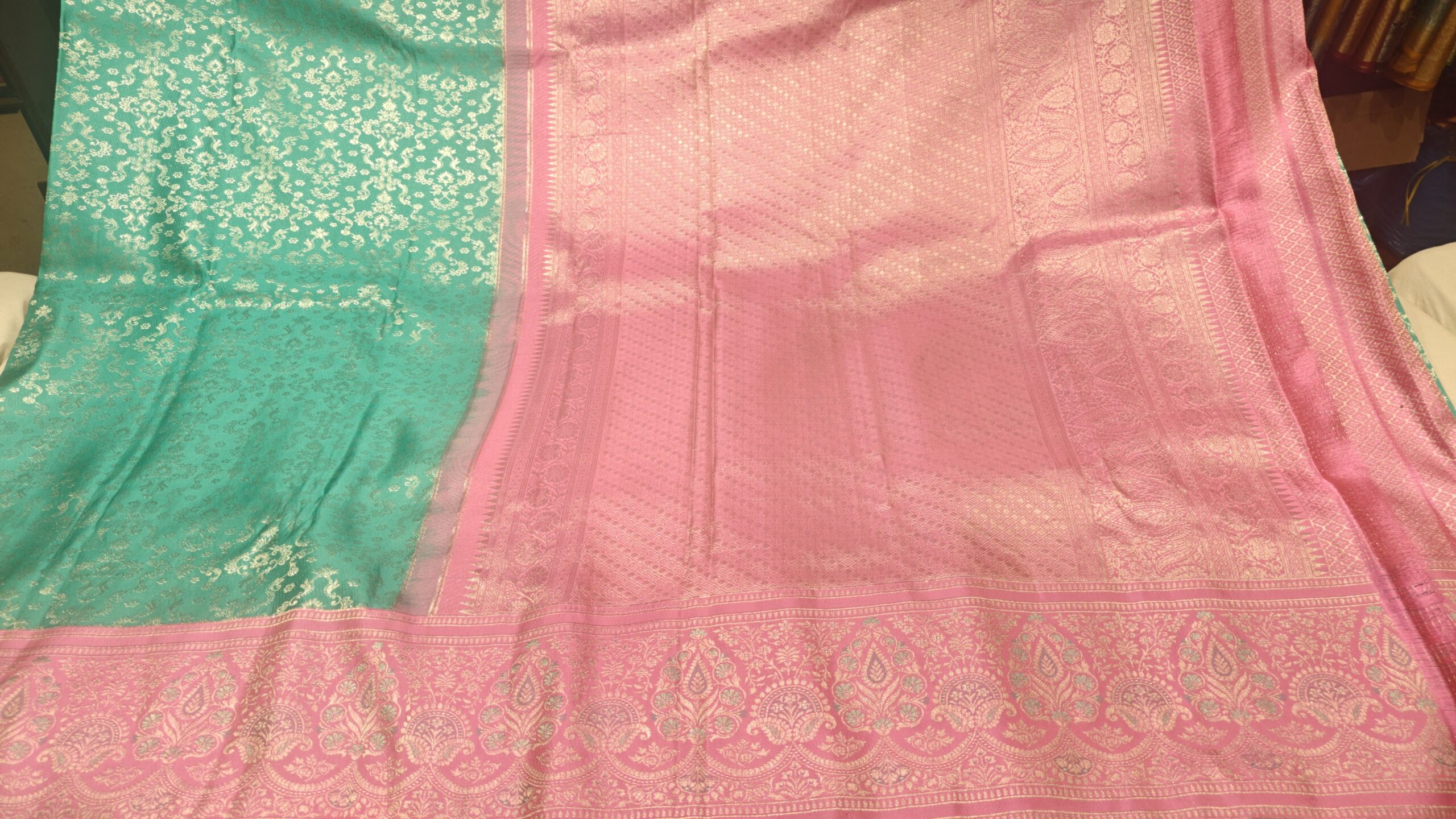 Kanchi Pattu Designer Saree - Image 3